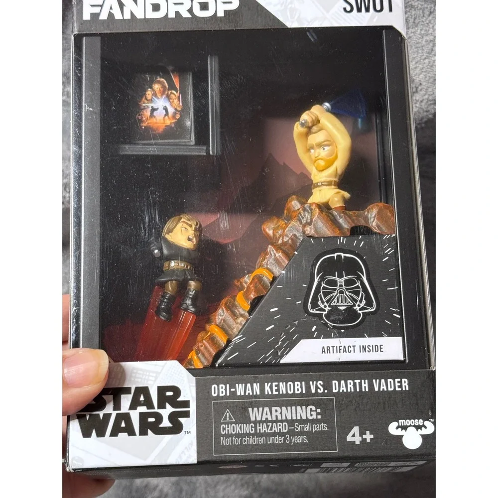 Star Wars Fandrop SW01 Obi-Wan Kenobi vs Darth Vader Revenge of the Sith Diorama